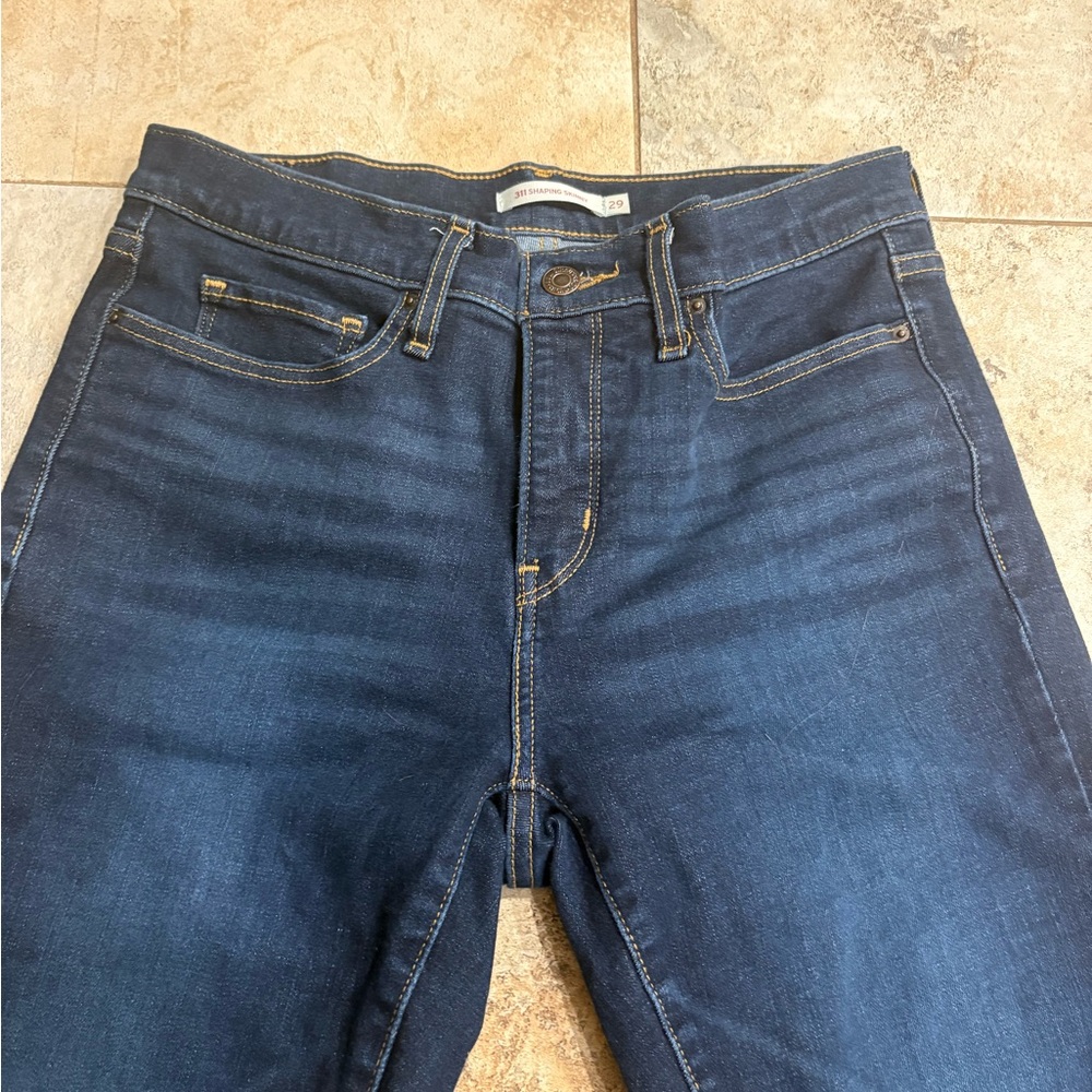 Levi's Women's Dark Blue Skinny Jeans